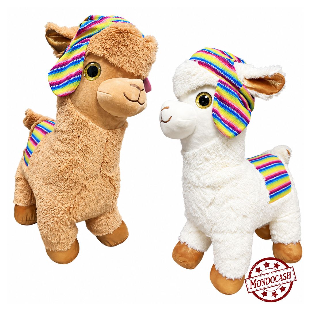 GROSSE PELUCHE LAMA 80 CM (MJ80054)