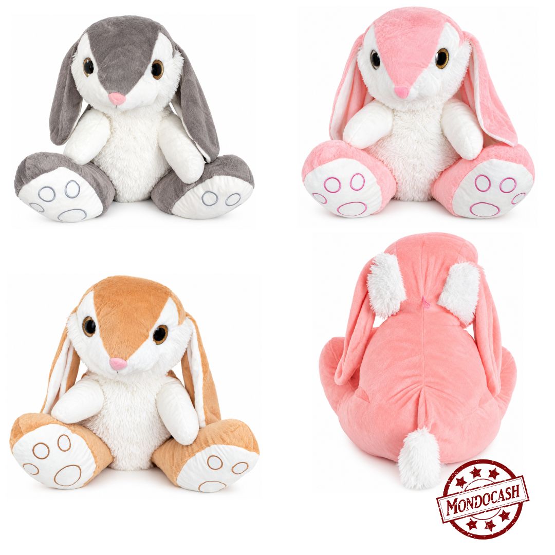 GROSSE PELUCHE LAPIN 55 CM (MJ8856) 6