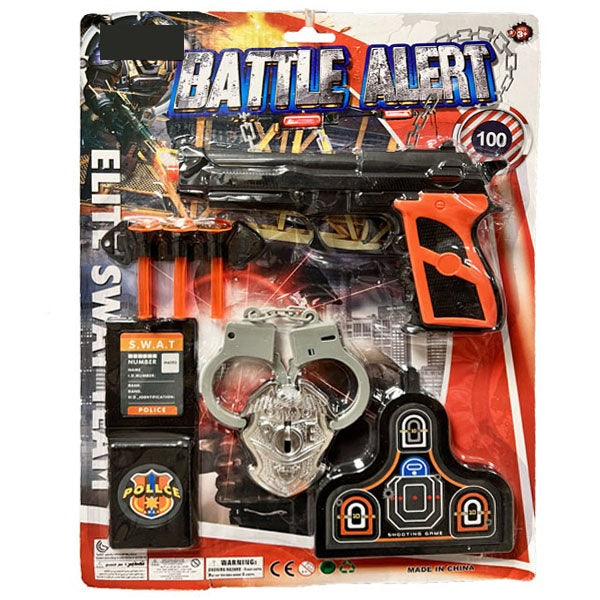 PISTOLET 3 FL MENOTTES CIBLE (MJ132150) 96/24