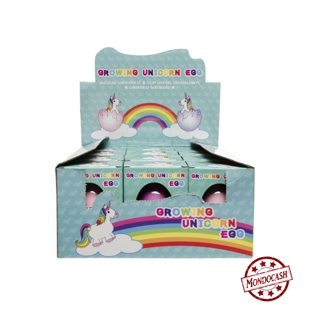 OEUF LICORNE GROSSISSANT X12PCS (LG9243)