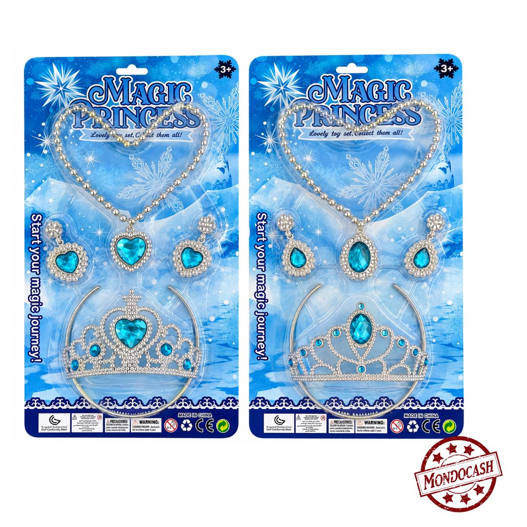PARURE BIJOUX DIADEME BLEU (MJ70956) 144/24