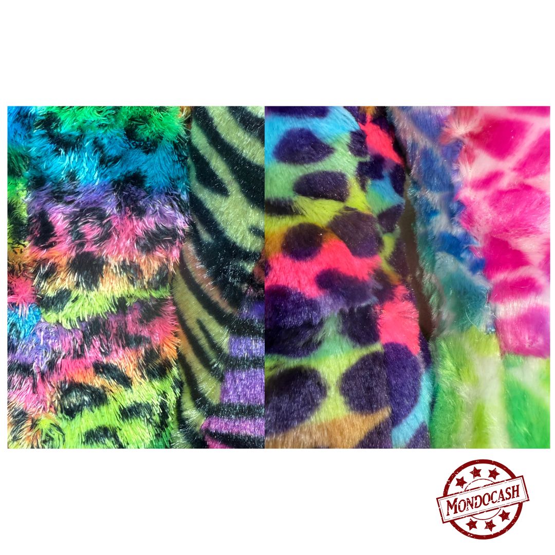 PELUCHE JUNGLE FLUO 20 CM 4A X12PCS (LG1949) 120