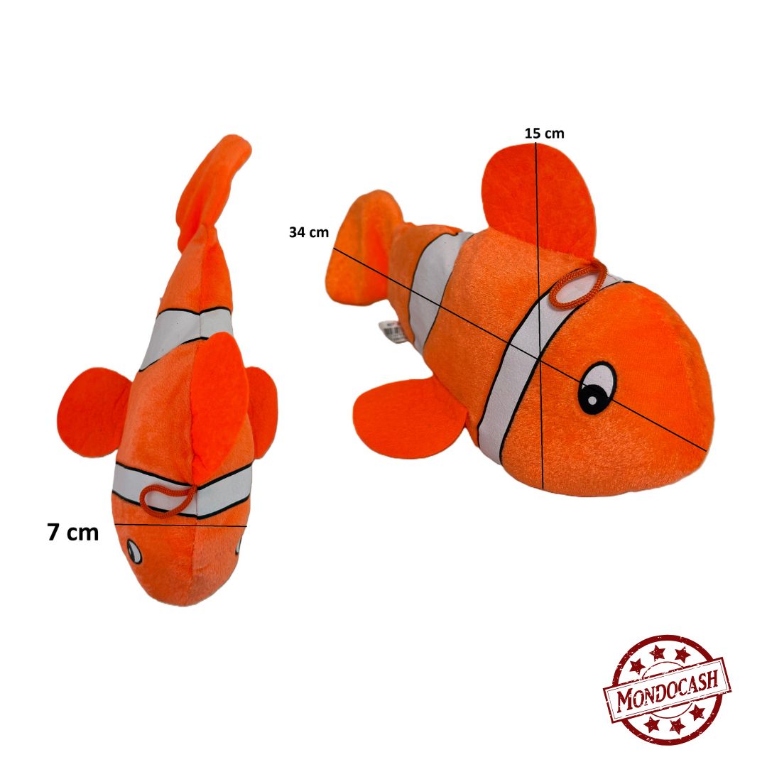 PELUCHE POISSON CLOWN 34 CM X12PCS (MJ2779) 120