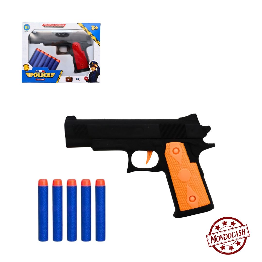 PISTOLET 5 FLECHES MOUSSES (BG27912) 96/24