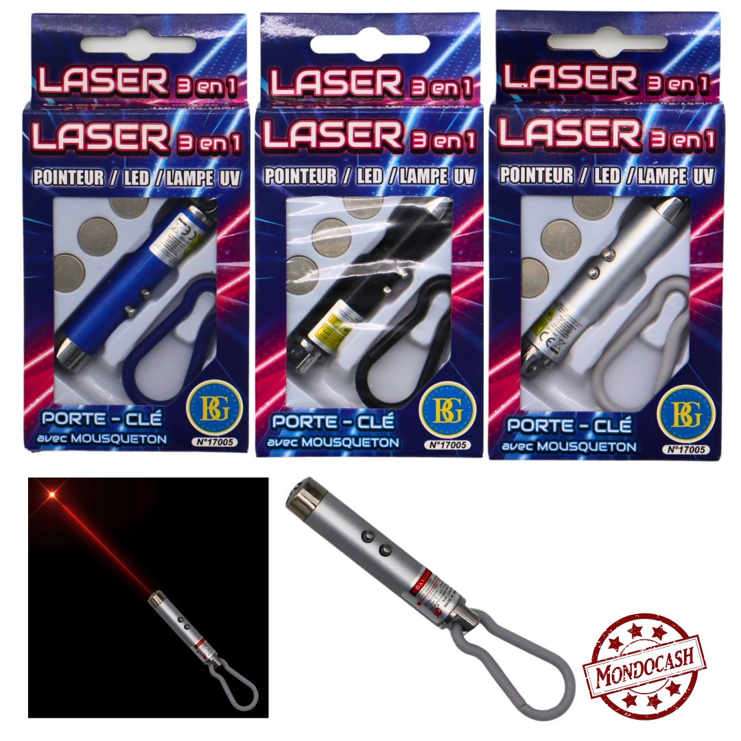 POINTEUR LASER 7 CM 3EN1 (BG17005) 24/288