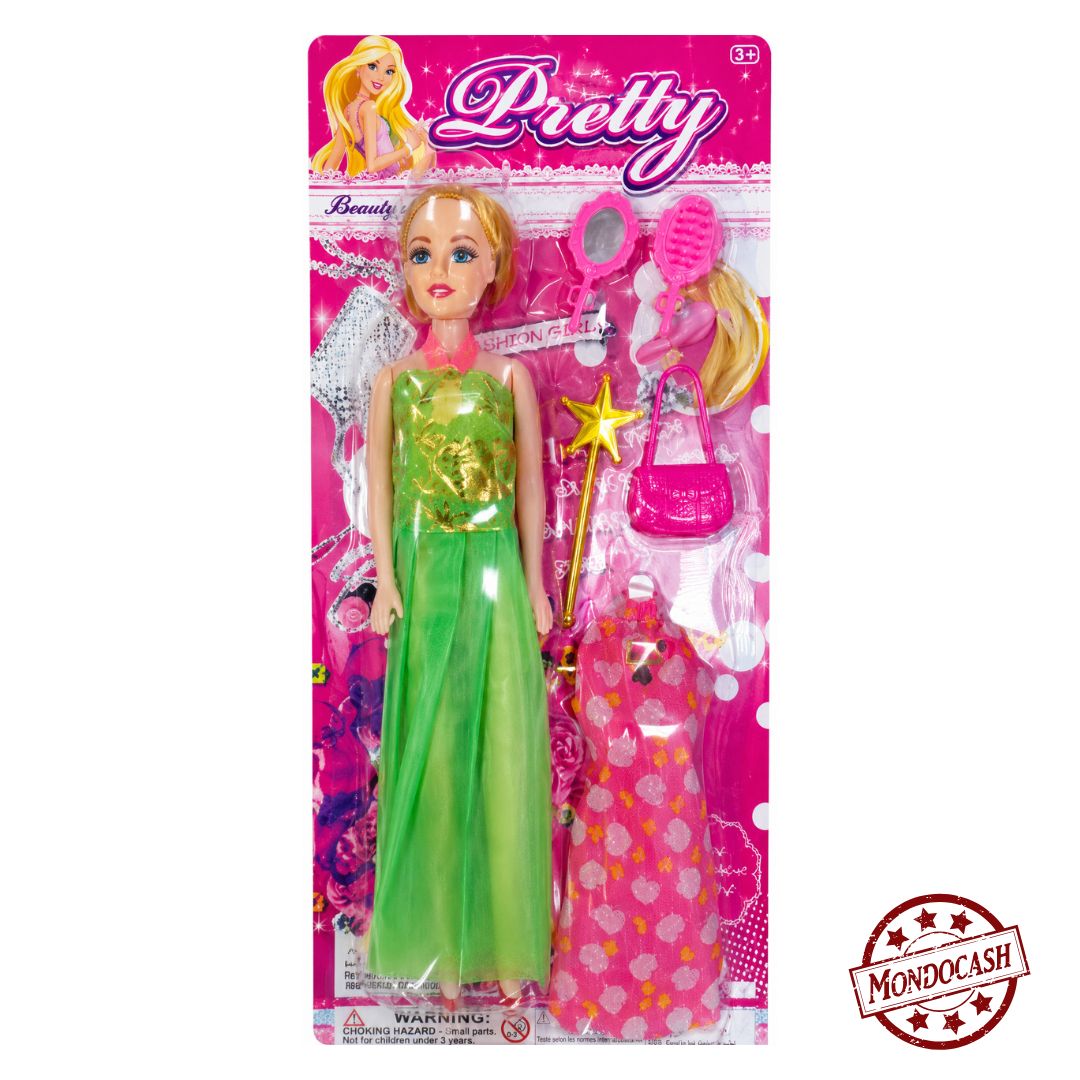 POUPEE 5 ACCESSOIRES (MJ72080) 144/24