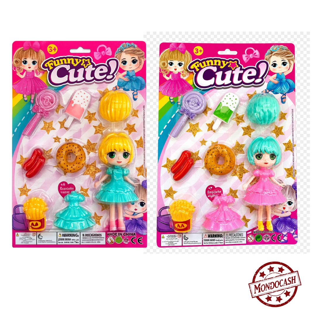 POUPEE 5 GOURMANDISES (MJ71557) 144/24