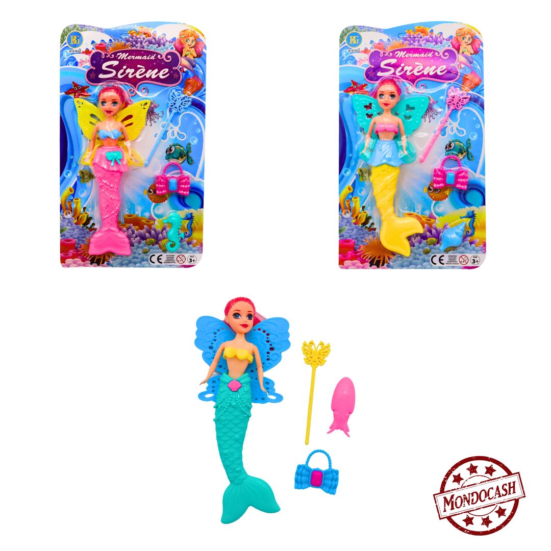 SIRENE 20 CM AVEC AILES ET 3 ACCESSOIRES (BG41932) 192