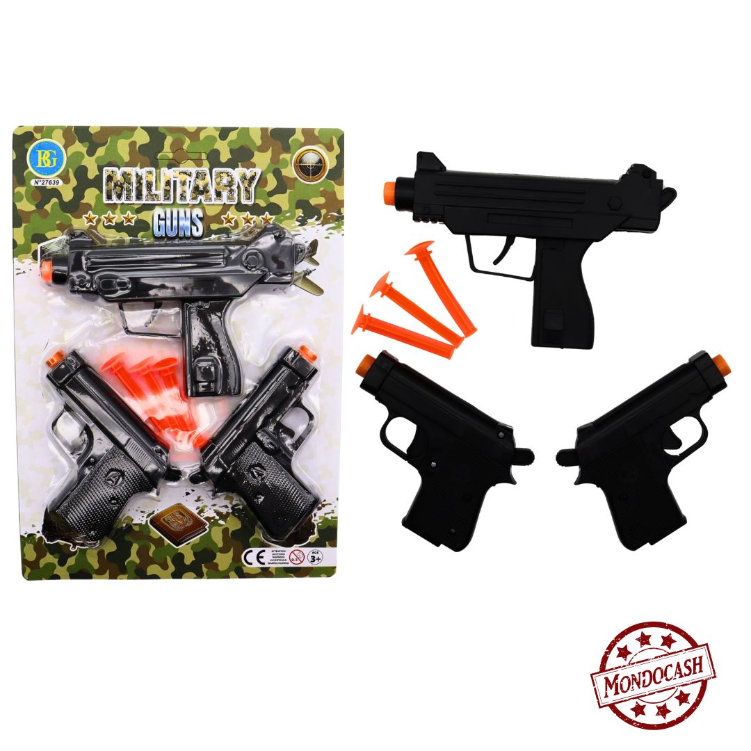 SET 3 PISTOLET 3 FLECHES (BG27639) 144/24