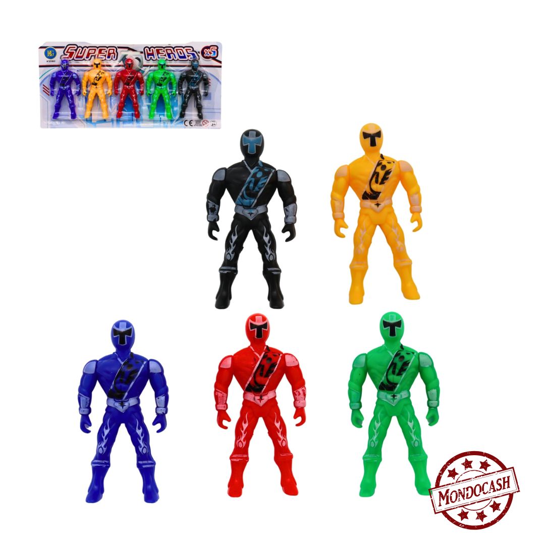 SUPERHEROS 5 PCS (BG21903) 216/24