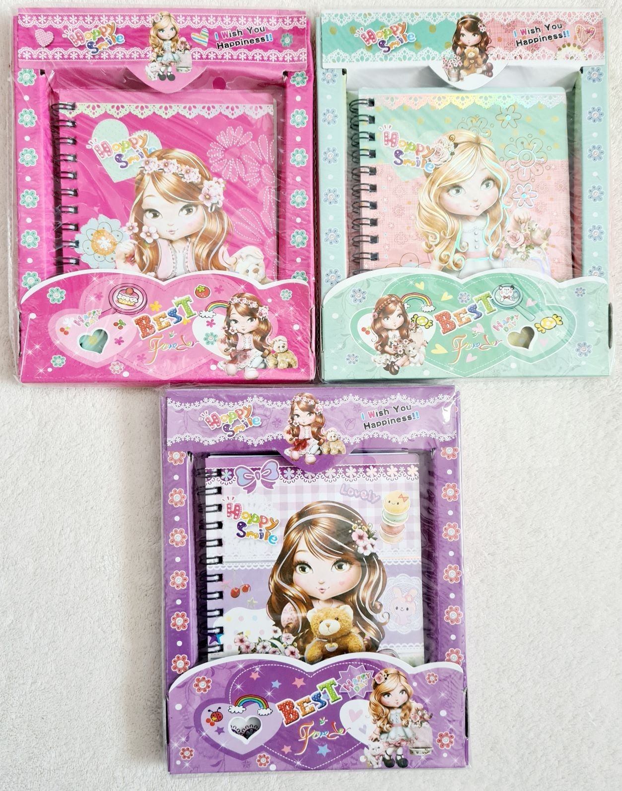 CARNET SPIRALES FILLE 3A (LG0371) 90/180