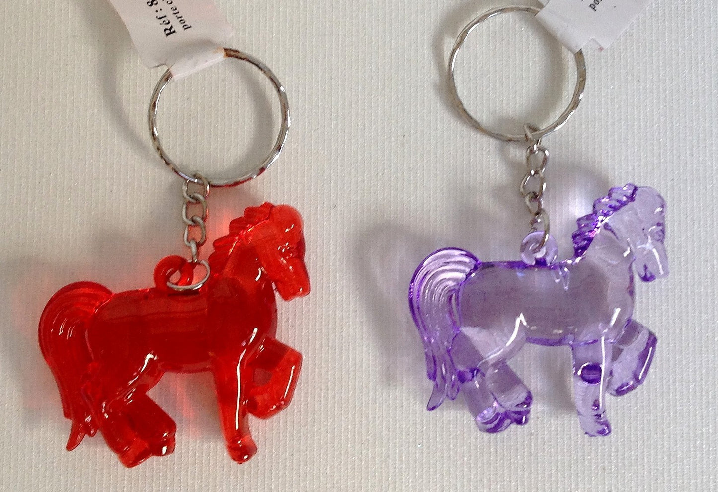 PORTE CLE CHEVAL CRISTAL 4 CM X12PCS (LG9980)