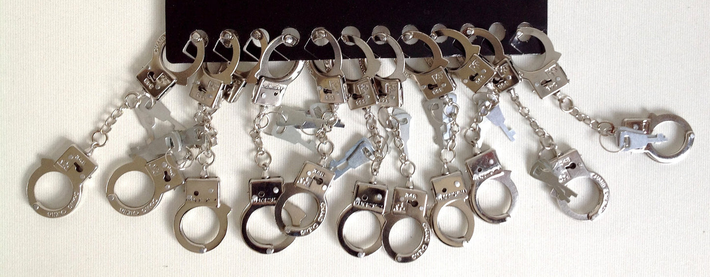 PORTE CLE MENOTTES X12PCS (LG7567) 48/1200