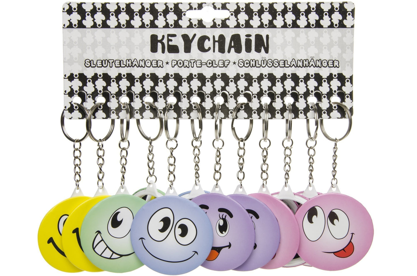 PORTE CLE MIROIR VISAGE X12PCS (LG9936)