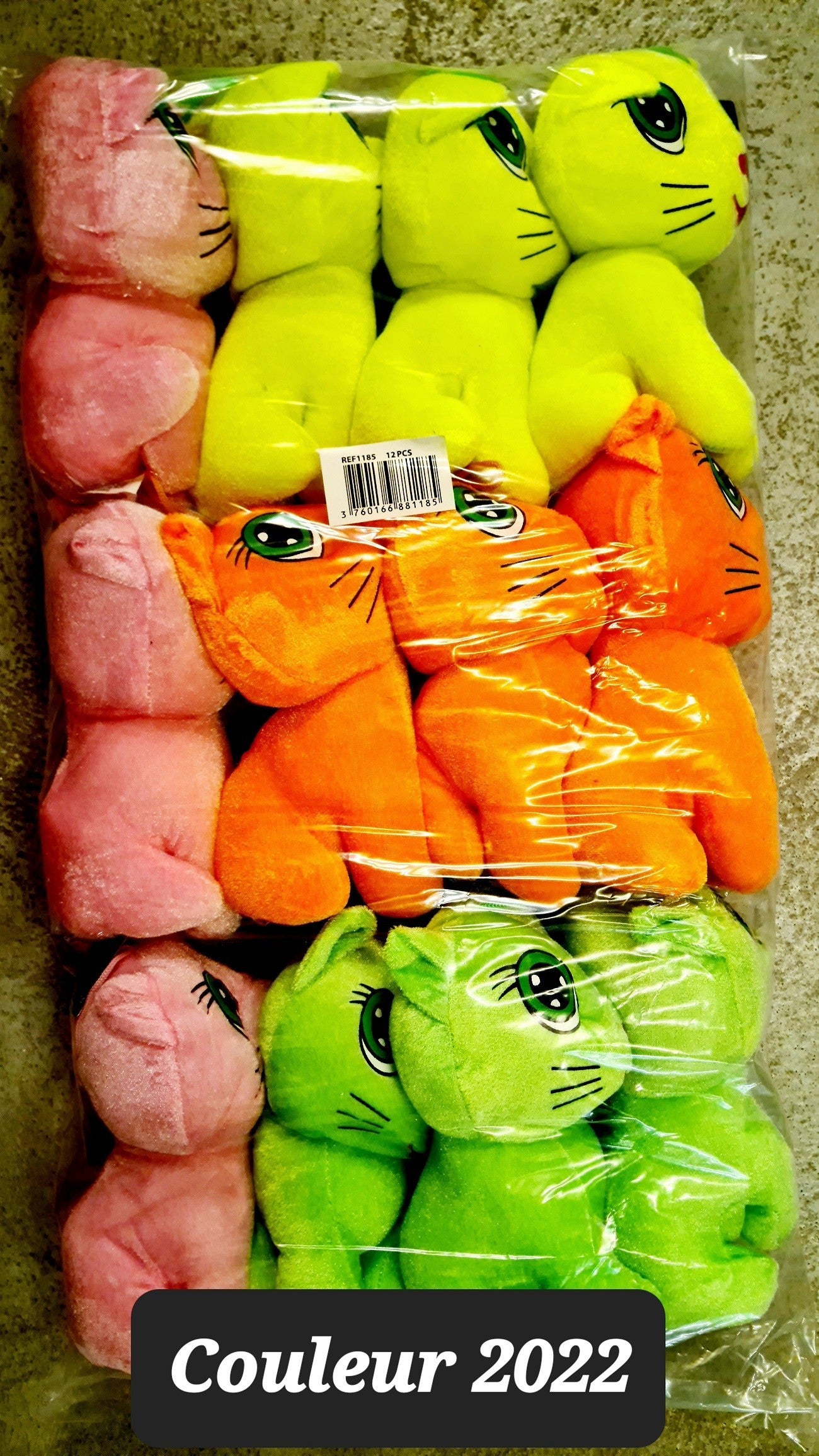 PELUCHE CHAT 16 CM X24PCS (MJ1185) 168