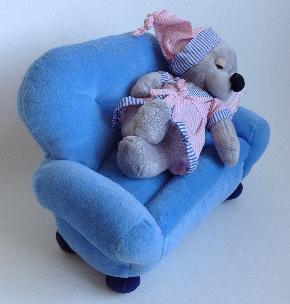 PELUCHE SOURIS CANAPE 33 CM (PI3748)
