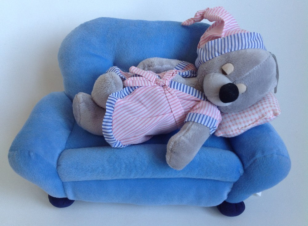 PELUCHE SOURIS CANAPE 33 CM (PI3748)