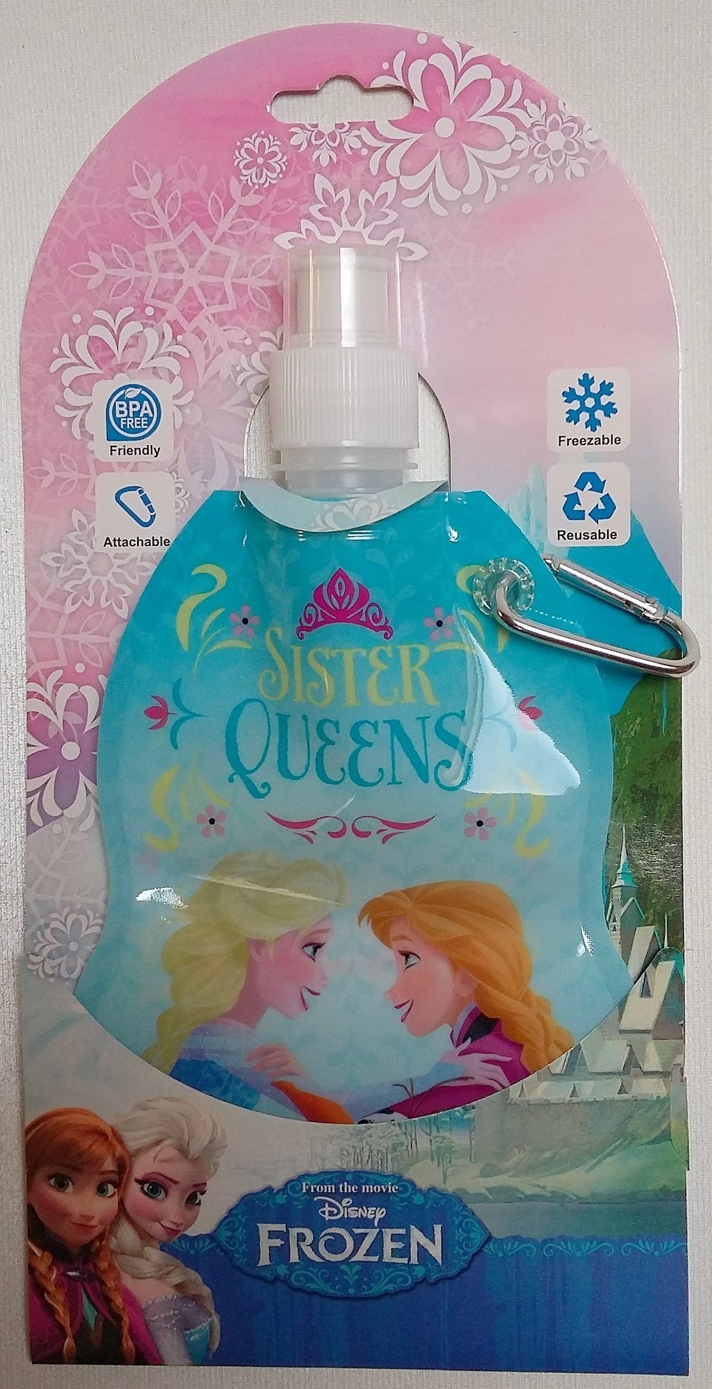 GOURDE PLATE REINE DES NEIGES (TF13118)