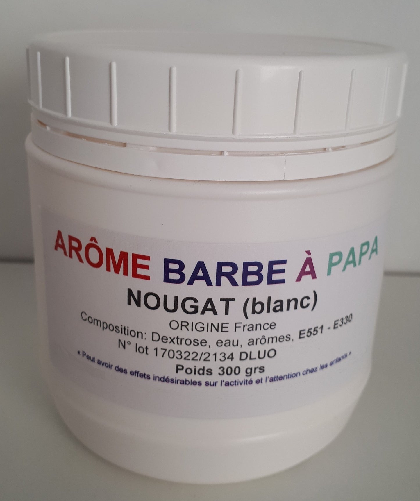 AROME BARBE A PAPA NOUGAT BLANC 300 GRS