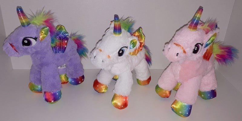 PELUCHE LICORNE AILE AEC 21CM 3C (MJ5220) 6/60