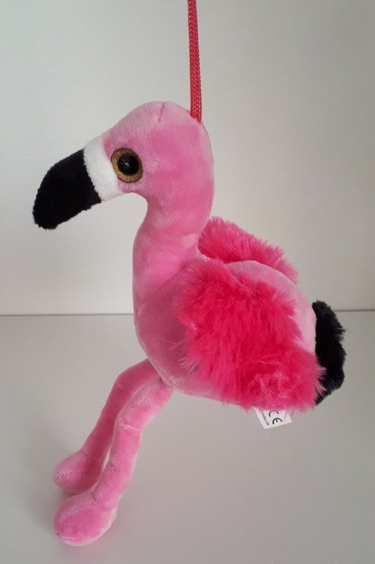 PELUCHE FLAMANT ROSE 20 CM (MJ1420) 12/180