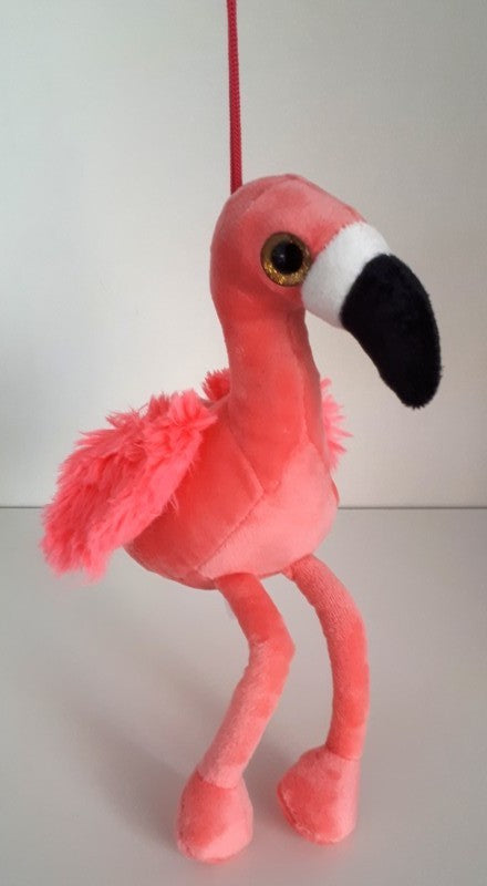 PELUCHE FLAMANT ROSE 20 CM (MJ1420) 12/180