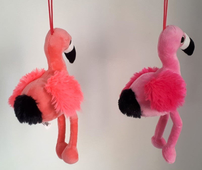 PELUCHE FLAMANT ROSE 20 CM (MJ1420) 12/180