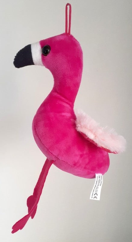 PELUCHE FLAMANT ROSE 14 CM X12PCS (MJ2588) 12/252