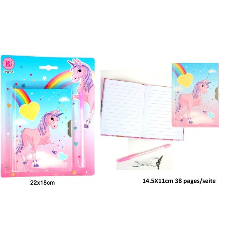 CARNET INTIME LICORNE (BG39113) 24/144