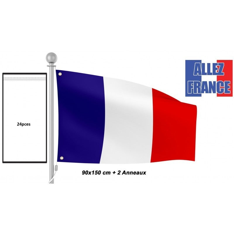 DRAPEAU FRANCE 150 X 90 CM (BG62104) 24/144/288