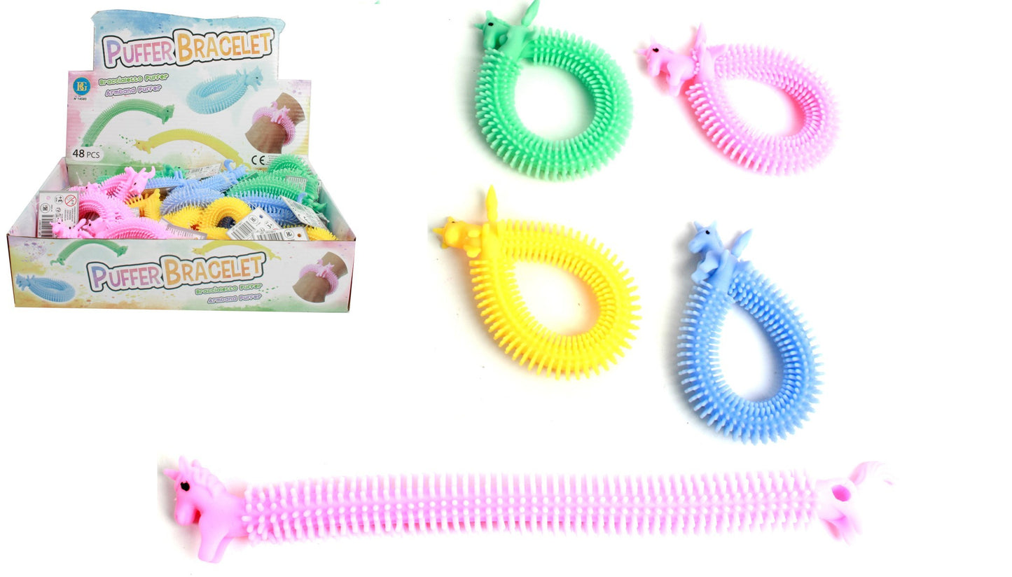 BRACELET PUFFER LICORNE 20CM (BG14585) 48/576