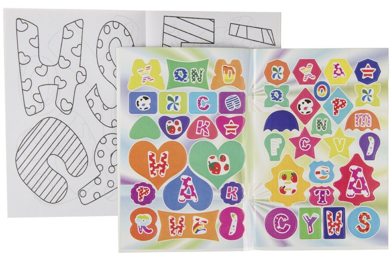 COLORIAGE ET AUTOCOLLANTS X12 PCS (LG6853) 480