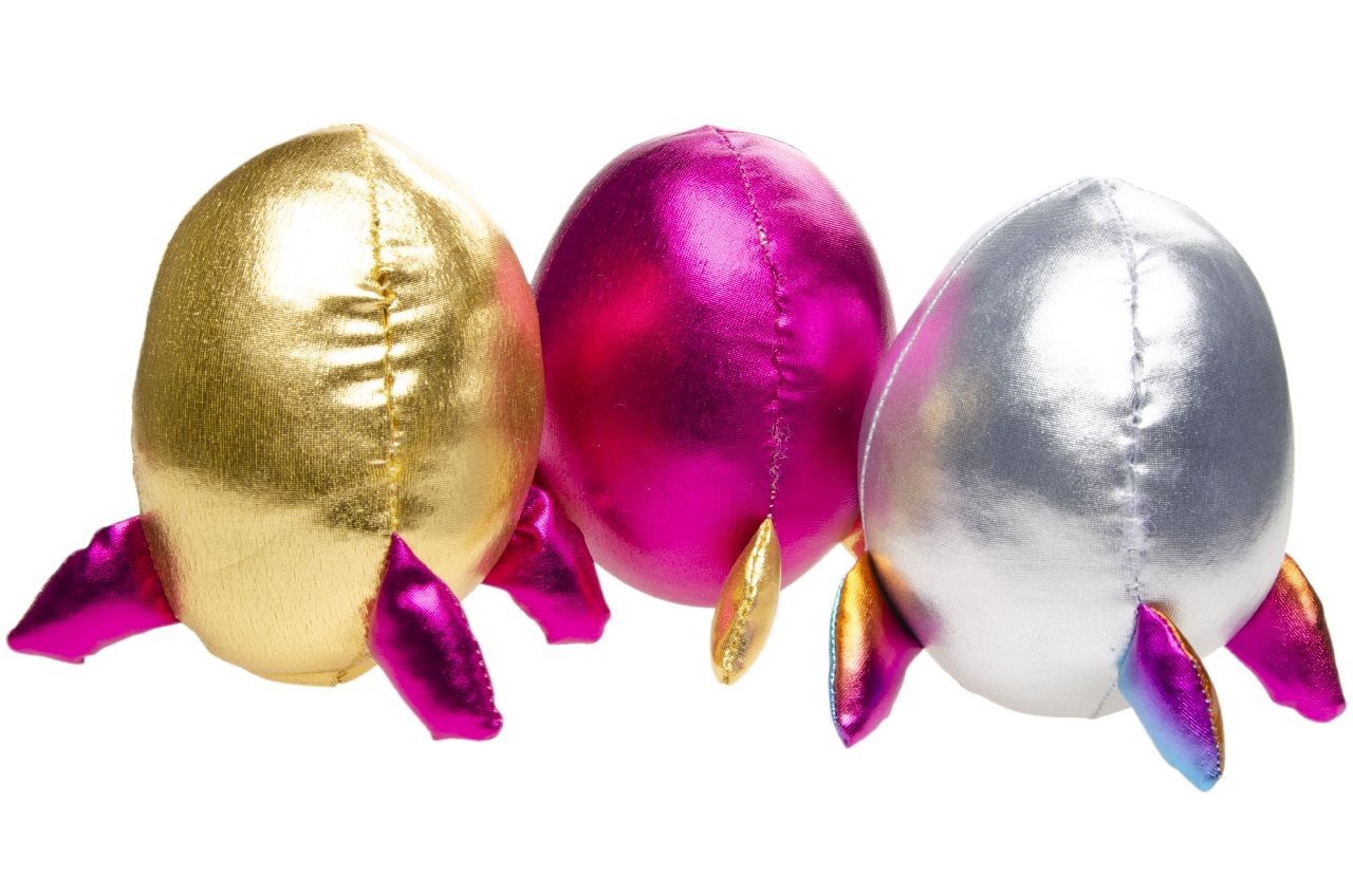 BALLE FUSEE METALISEE 13 CM X6PCS (LG4886) 192