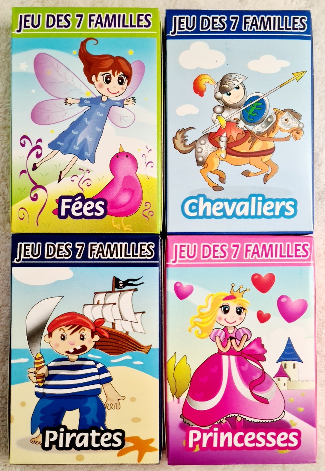 JEU DE 7 FAMILLES CONTE 4 MOD X12PCS (CO1333 2)
