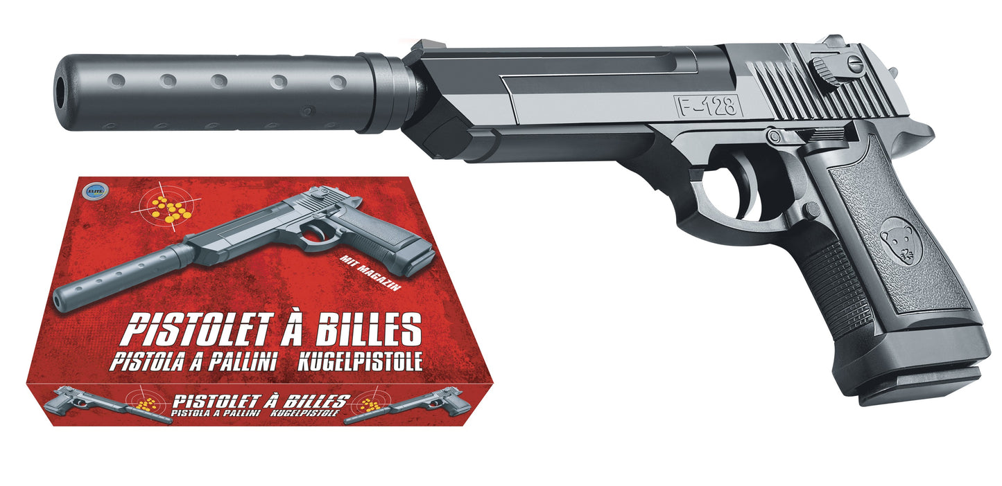 PISTOLET BILLES SILENCIEUX 23CM (BG50491) 96/48