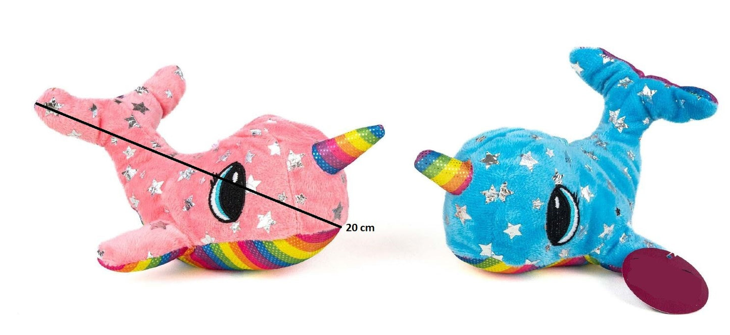 PELUCHE NARVAL 20CM X12PCS (TF17243)