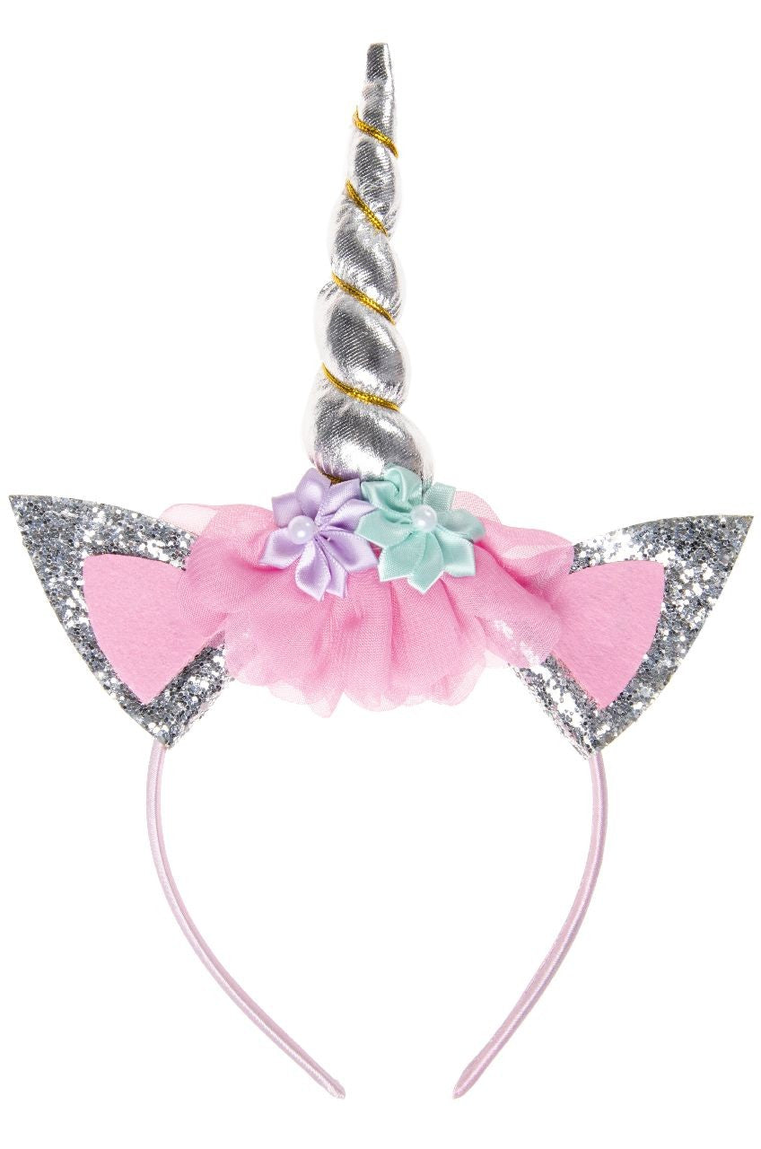 SERRE TETE LICORNE FLEUR X12PCS (LG0062) 192