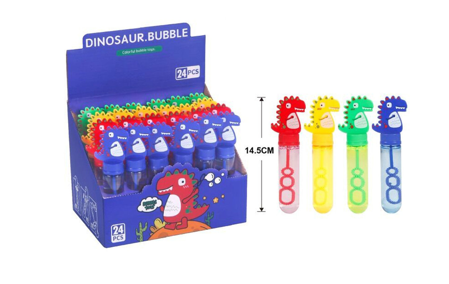 BULLE DINO 35ML 14CM X24PCS (BG21439) 432