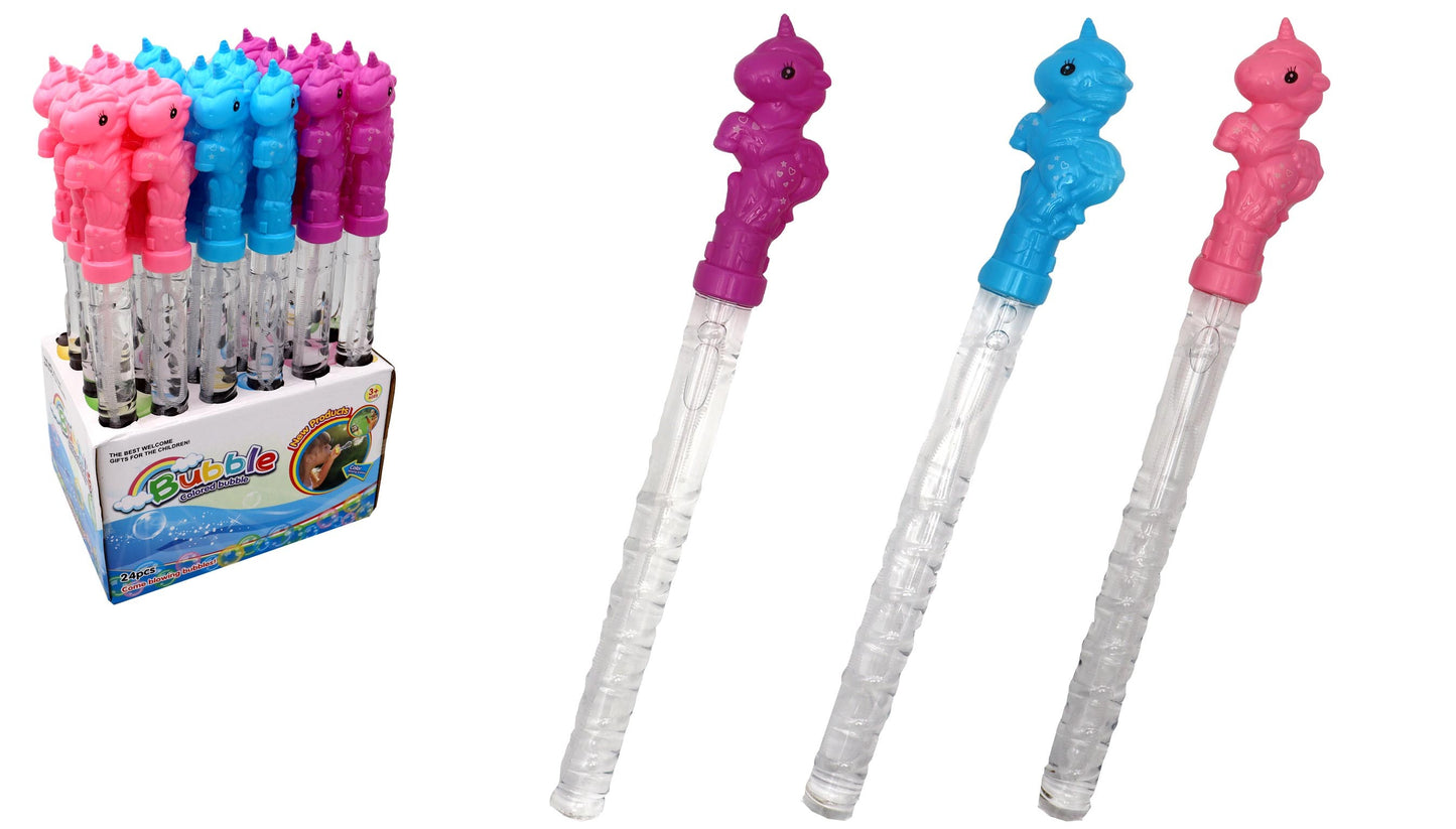 BULLE BATON LICORNE 110ML 37CM X24PCS (BG21712)