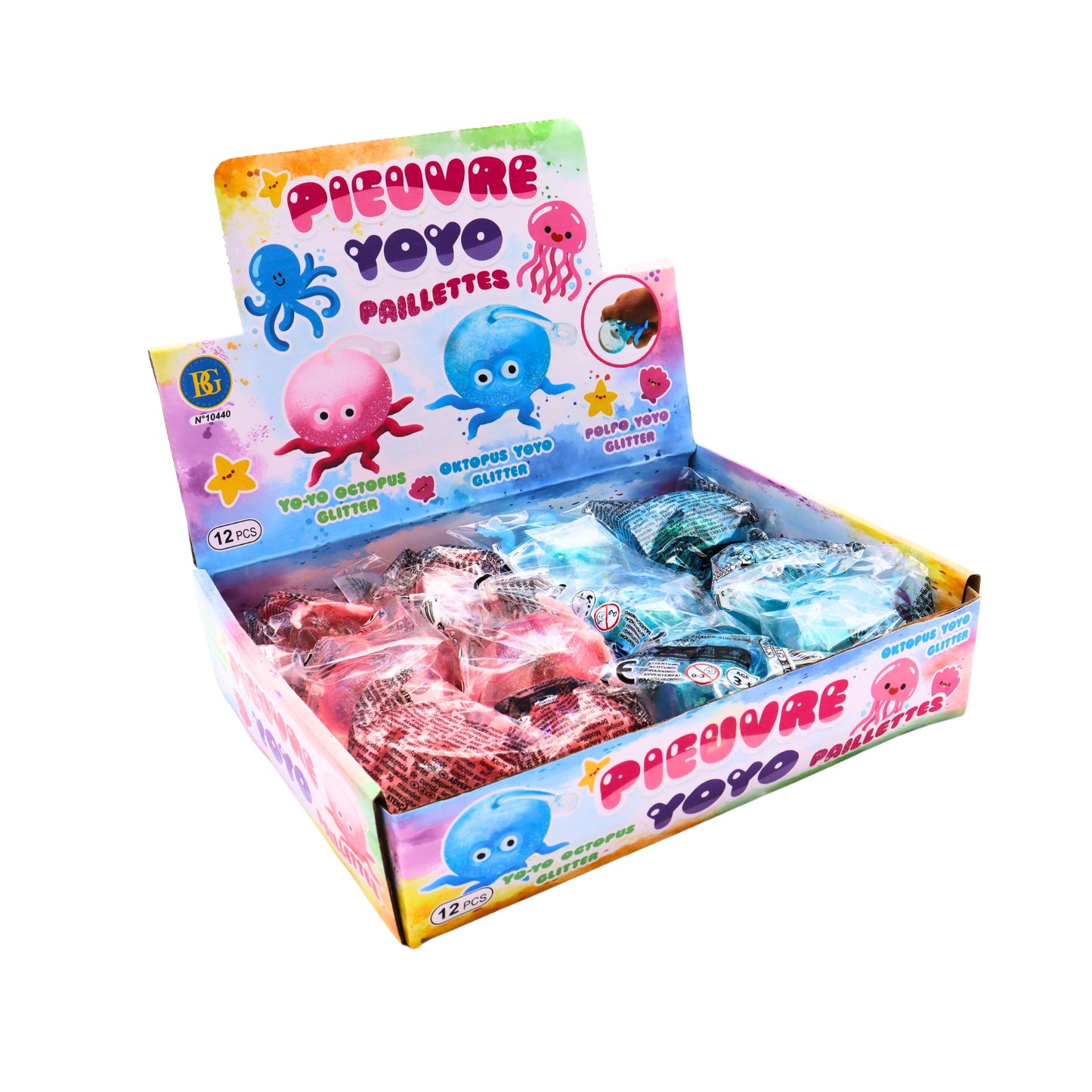 PIEUVRE PAILLETTE YOYO X12PCS (BG10440) 288