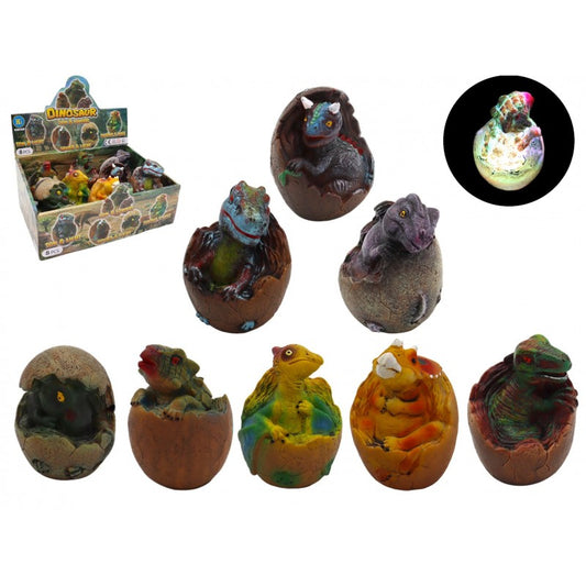 DINOSAURE OEUF SON ET LUMIERE X8PCS (BG10877)