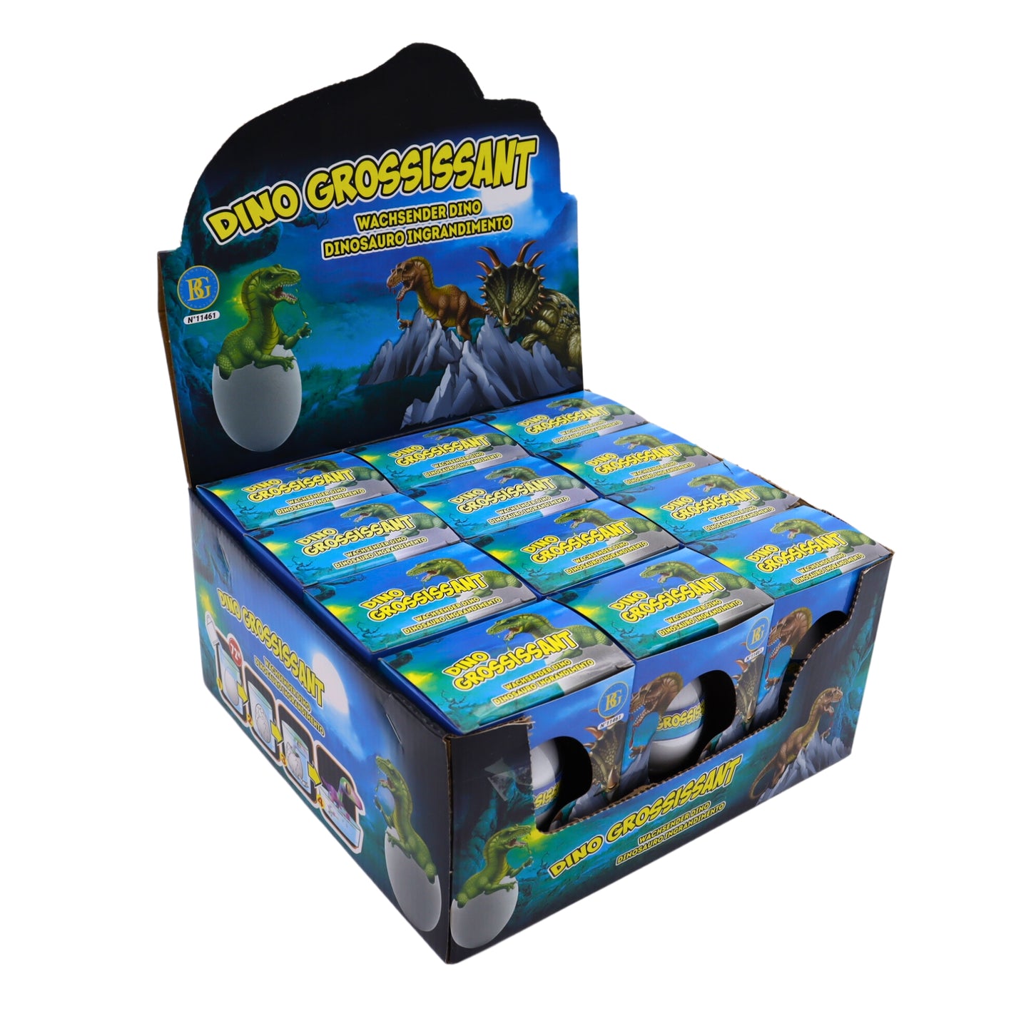 OEUF DINO GROSSISANT X12PCS (BG11461)