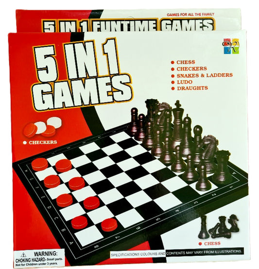 JEU DE SOCIETE 5 EN 1 (MJ132162) 144/24