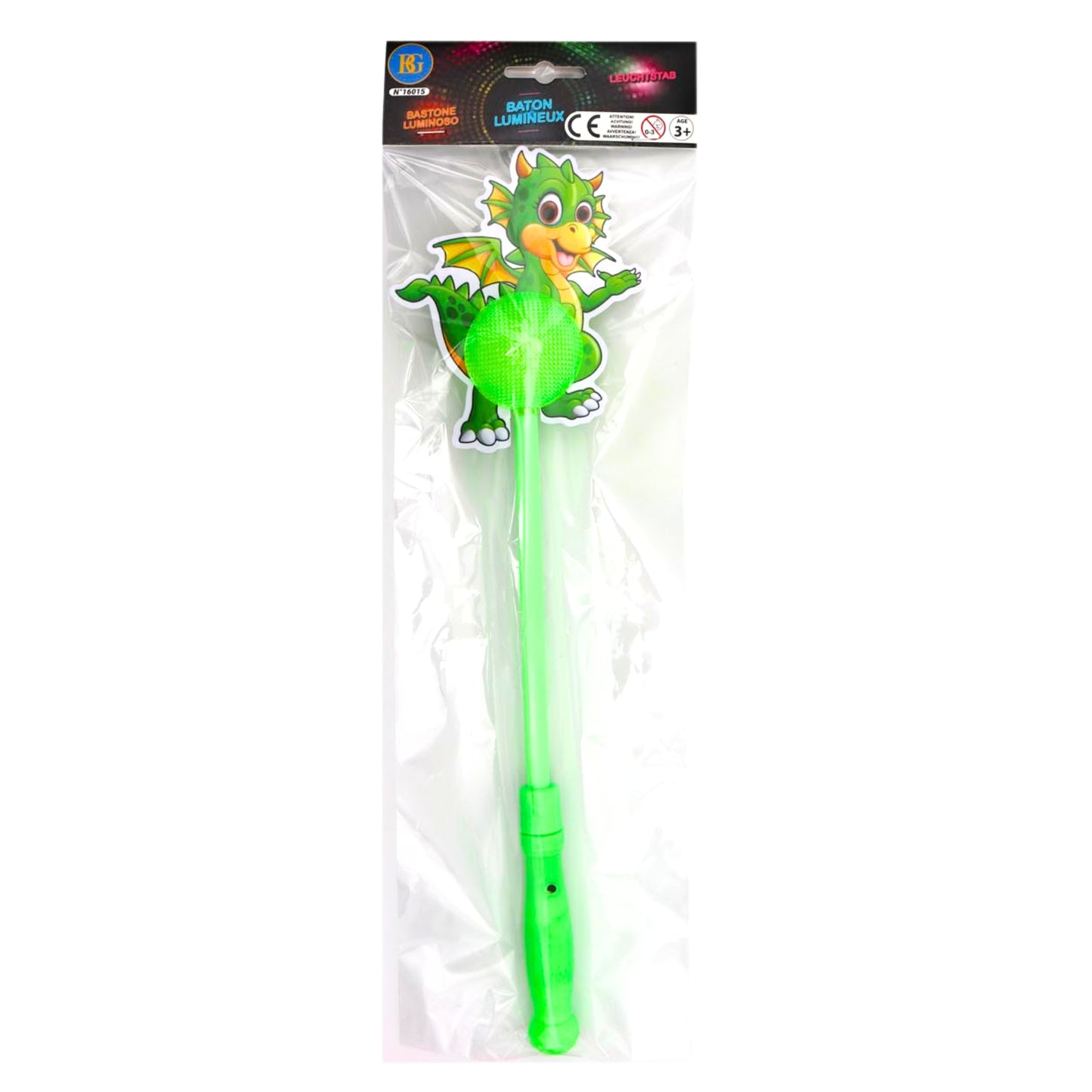 BATON LUMINEUX DINO 3A 38CM (BG16015) 48/144