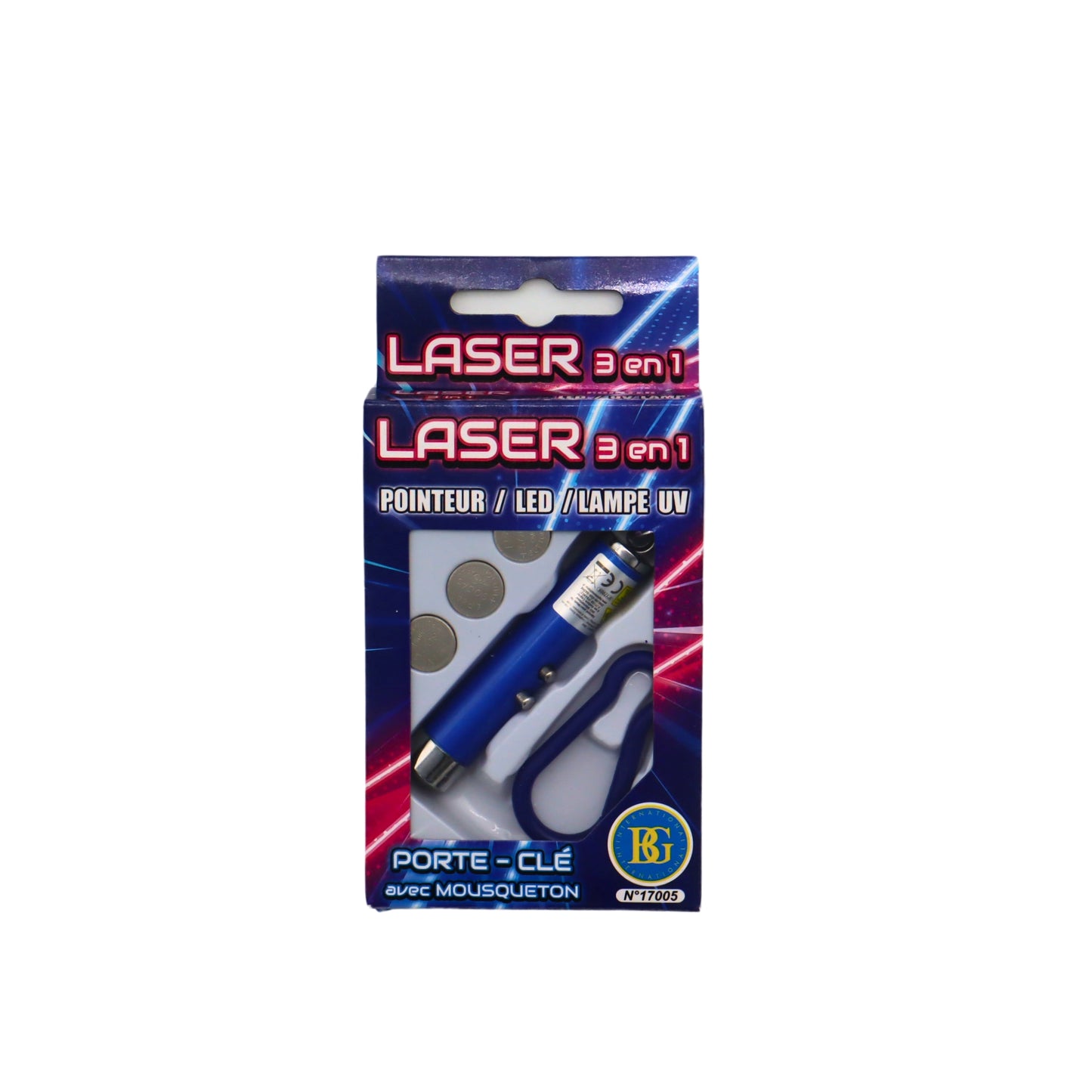 POINTEUR LASER 7 CM 3EN1 (BG17005) 24/288