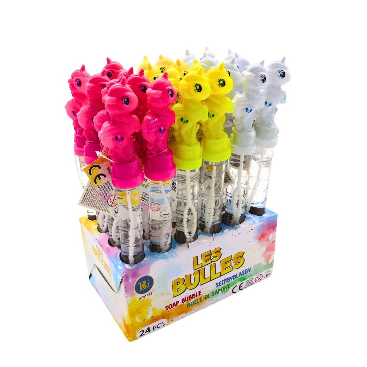 BULLES BATON LICORNE 25 CM 50ML X24 PCS (BG21699) 144