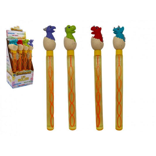 BULLE BATON OEUF DINO 37CM 120ML X12PCS (BG21743) 144