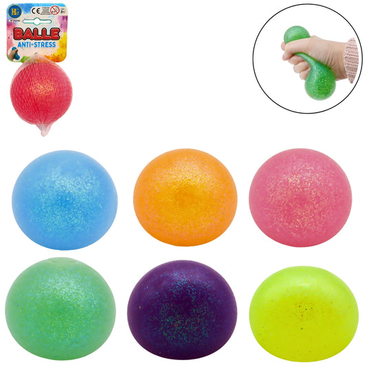 BALLE ANTISTRESS PAILLETTE X12PCS (BG22214) 72
