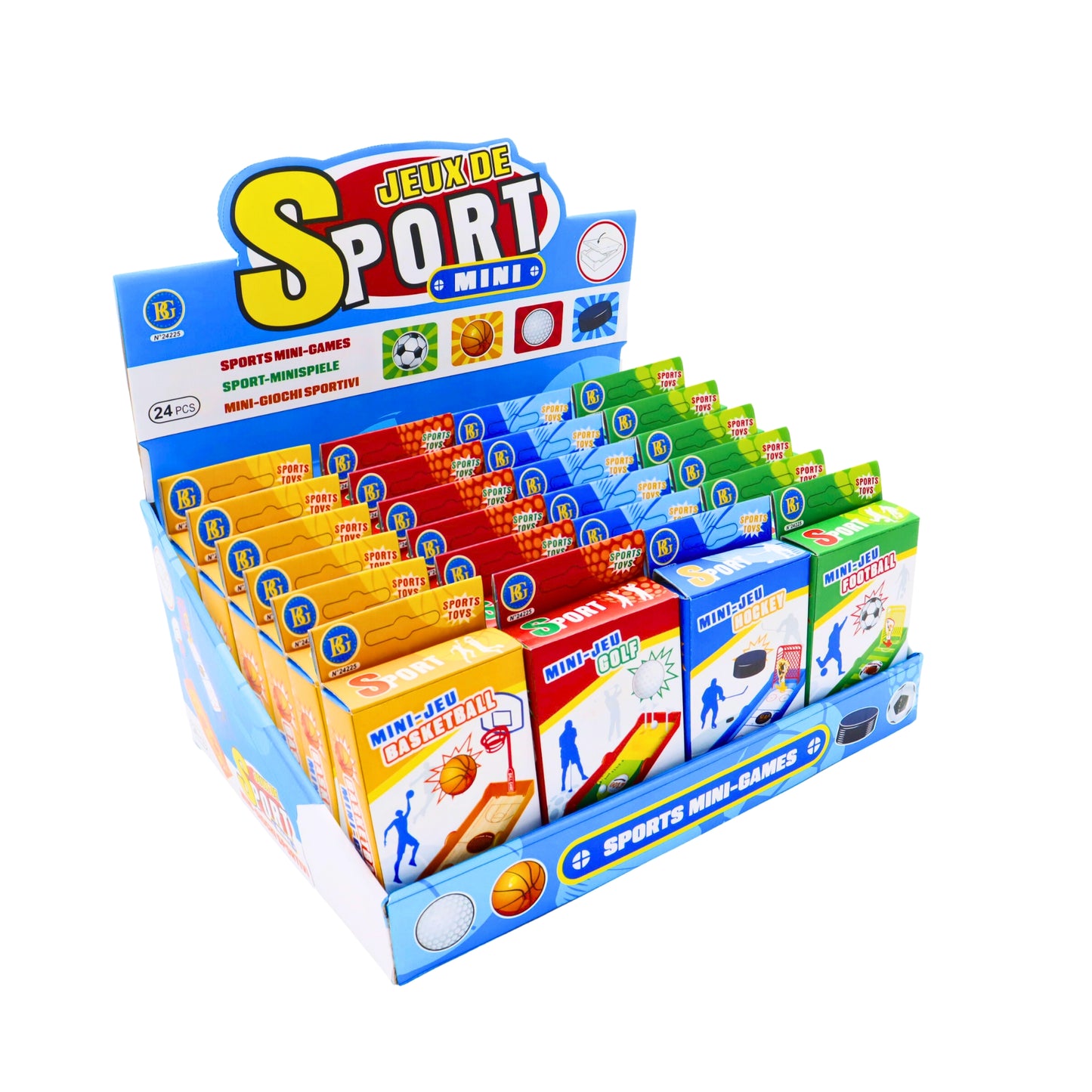 JEU DE SPORT 4 MODELES X24 PCS (BG24225) 24/288