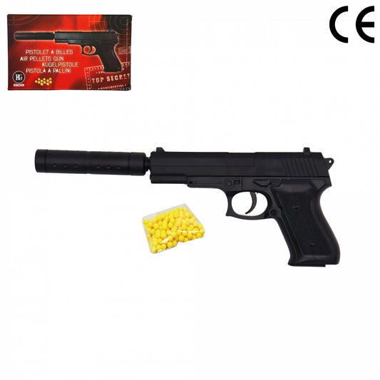PISTOLET BILLES AVEC SILENCIEUX (BG29633) 60/120
